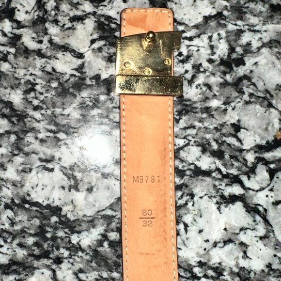 Louis Vuitton Women\'s Brown and Tan Belt